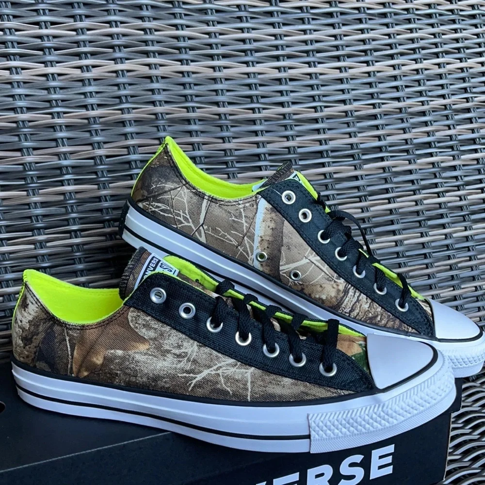 Converse Ctas OX Black/Multi/White MENS - Picture 6 of 16